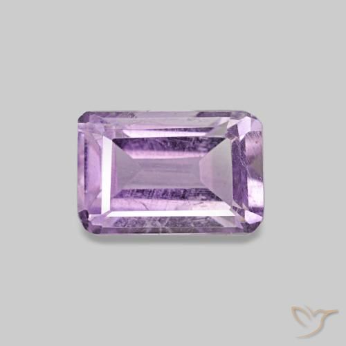 0.56ct Violeta Claro-Médio Ametista, Corte Esmeralda, VS