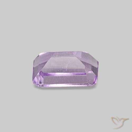 Ametista Violeta médio Natural 0.48ct, Corte Esmeralda, VS