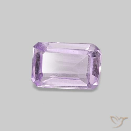 Ametista violeta natural 0,40ct, corte esmeralda, VS