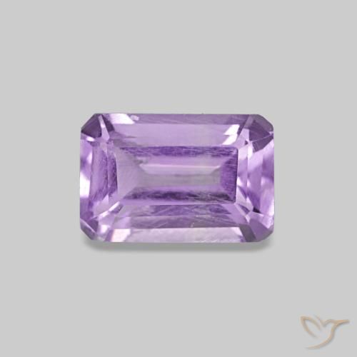 0.58ct Violeta médio Ametista, Corte Esmeralda, VS