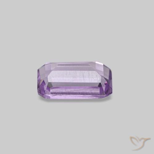 Ametista Violeta médio Natural 0.30ct, Corte Esmeralda, VS