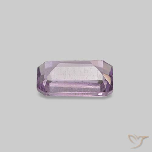 Ametista Violeta Claro-Médio Natural 0.29ct, Corte Esmeralda, VS-SI