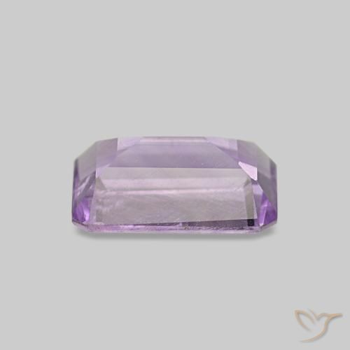 Ametista Violeta médio Natural 0.52ct, Corte Esmeralda, VS