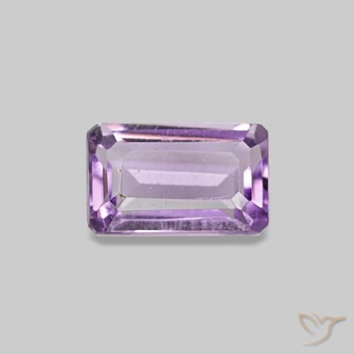 Ametista íris violeta Natural 0.31ct, Corte Esmeralda, VS
