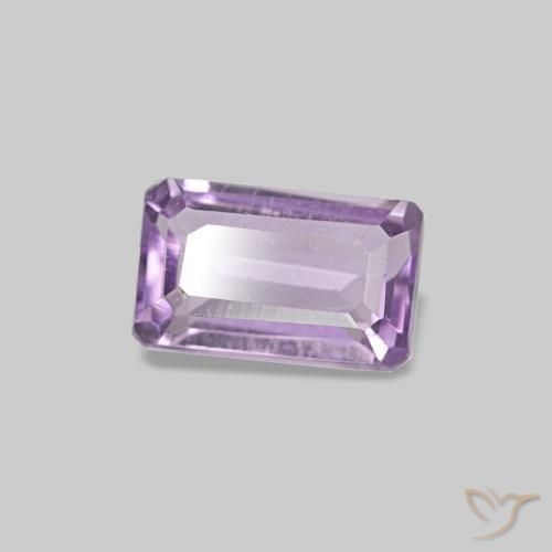 Ametista íris violeta Natural 0.31ct, Corte Esmeralda, VS