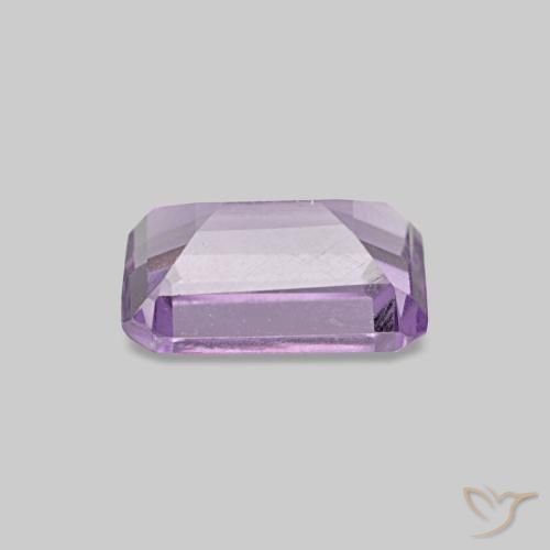 Ametista Violeta médio Natural 0,51ct, Corte Esmeralda, VS