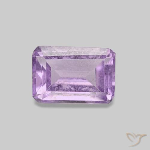 0.55ct íris violeta Ametista, Corte Esmeralda, VS