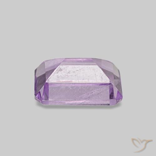Ametista íris violeta Natural 0.55ct, Corte Esmeralda, VS