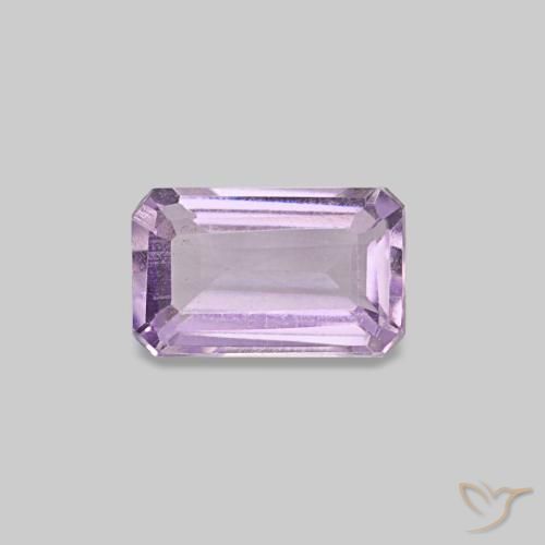 0.28ct violeta ametista, corte esmeralda, VS