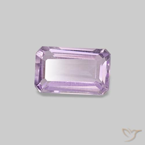 Ametista violeta natural 0,28ct, corte esmeralda, VS