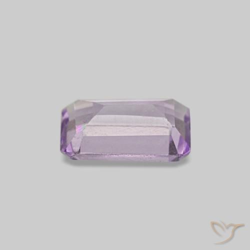 Ametista violeta natural 0,28ct, corte esmeralda, VS