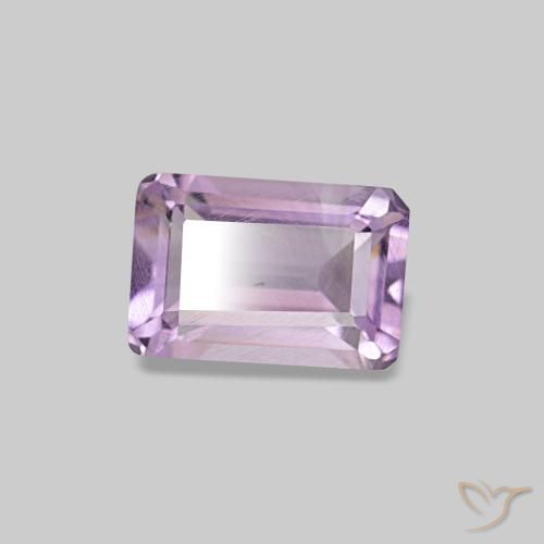 Ametista Violeta médio Natural 0.60ct, Corte Esmeralda, VS