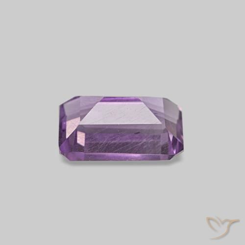 Ametista Violeta médio Natural 0.60ct, Corte Esmeralda, VS