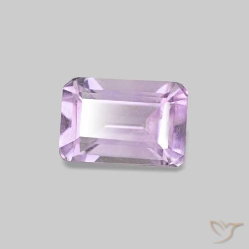 Ametista Violeta médio Natural 0.55ct, Corte Esmeralda, VS