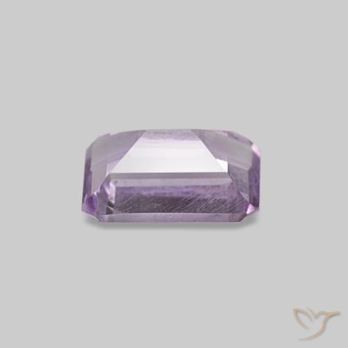 Ametista Violeta médio Natural 0.55ct, Corte Esmeralda, VS