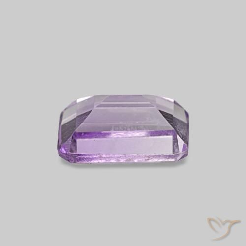 Ametista Violeta médio Natural 0,54ct, Corte Esmeralda, VS