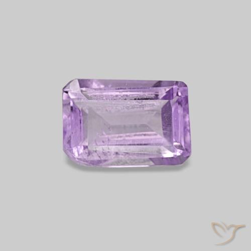 0.49ct violeta ametista, corte esmeralda, VS-SI
