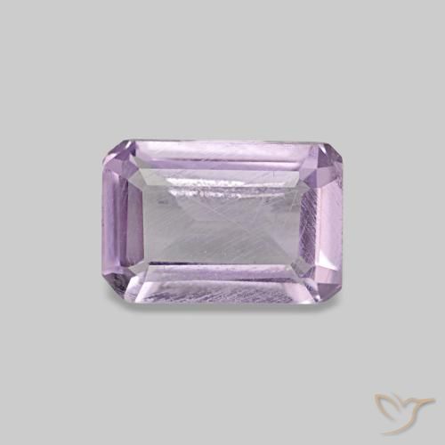 0.48ct violeta ametista, corte esmeralda, VS-SI