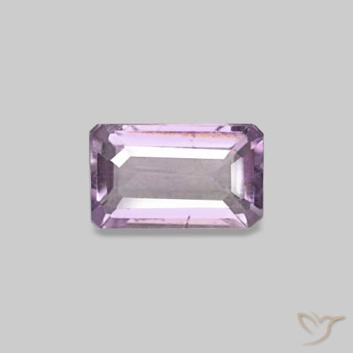 Ametista violeta natural 0,29ct, corte esmeralda, VS-SI