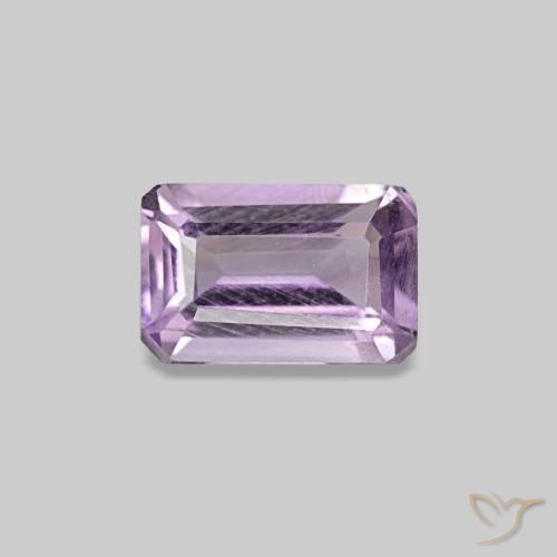 0.51ct Medium Light-Violet Ametista, Corte Esmeralda, VS
