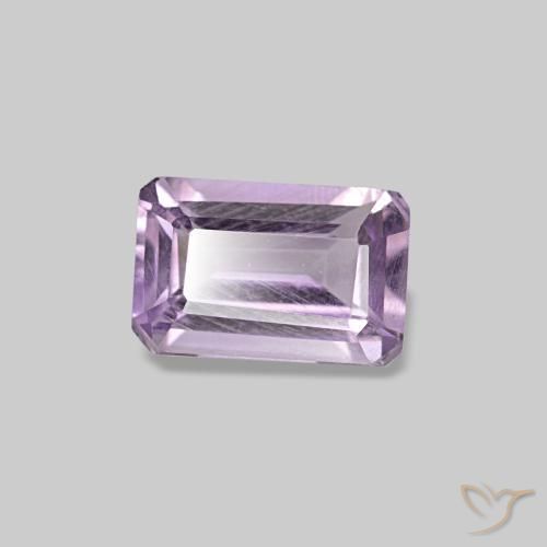 Ametista Medium Light-Violet Natural 0.51ct, Corte Esmeralda, VS