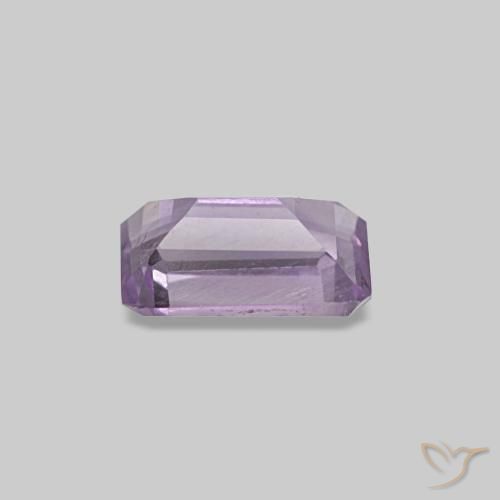 Ametista Medium Light-Violet Natural 0.51ct, Corte Esmeralda, VS