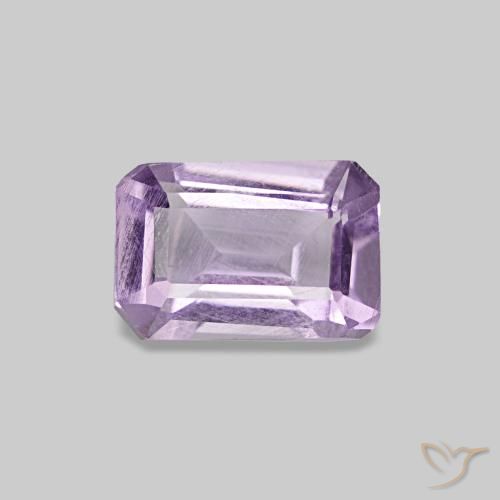 0.49ct violeta ametista, corte esmeralda, VS