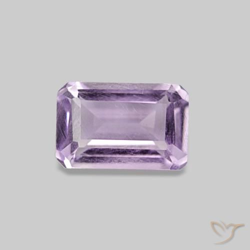 0.52ct Medium Light-Violet Ametista, Corte Esmeralda, VS