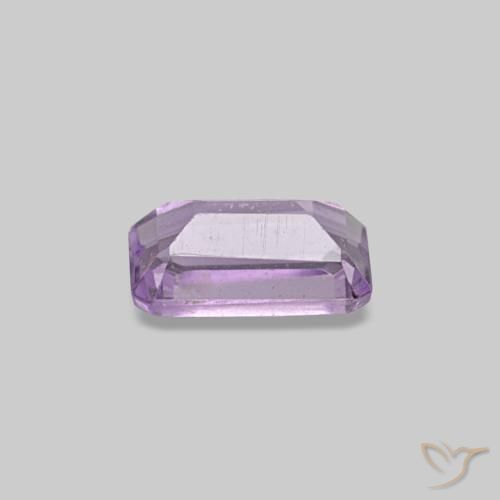 Ametista violeta natural 0,30ct, corte esmeralda, VS