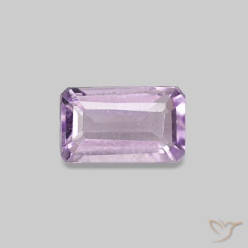 Ametista violeta natural 0,28ct, corte esmeralda, VS-SI