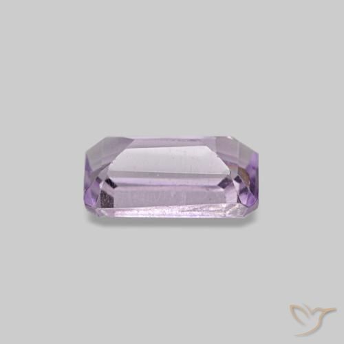 Ametista violeta natural 0,28ct, corte esmeralda, VS-SI