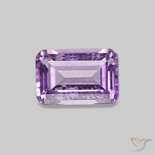 Ametista Violeta Profundo Natural 0.54ct, Corte Esmeralda, VS