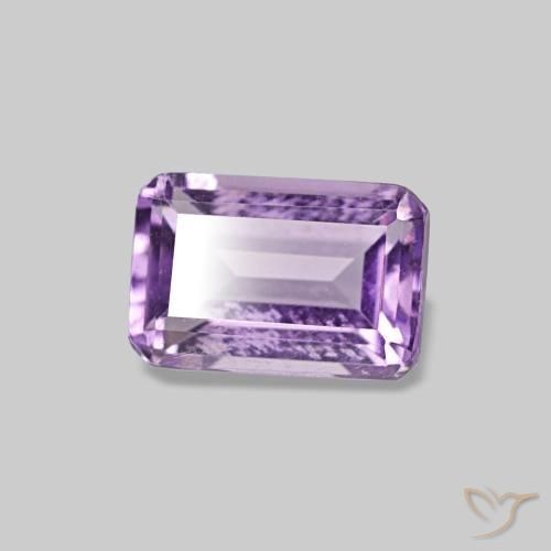 Ametista Violeta Profundo Natural 0.54ct, Corte Esmeralda, VS