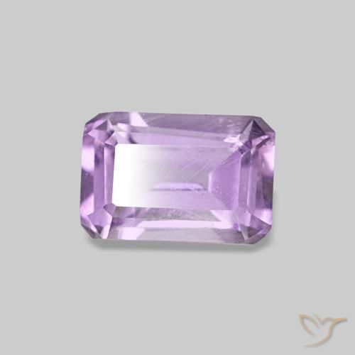 Ametista Violeta médio Natural 0.60ct, Corte Esmeralda, VS
