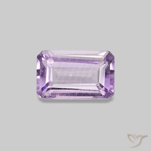 0.28ct violeta ametista, corte esmeralda, VS-SI