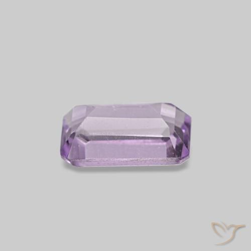 Ametista violeta natural 0,28ct, corte esmeralda, VS-SI