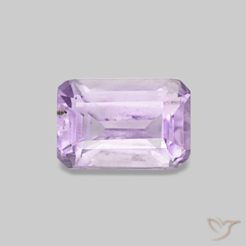0.60ct violeta ametista, corte esmeralda, VS-SI