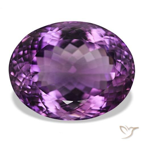 49.10ct Violeta médio Ametista, oval, IF