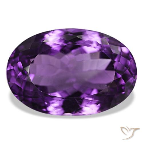 29.74ct Violeta Profundo Ametista, oval, VVS-VS