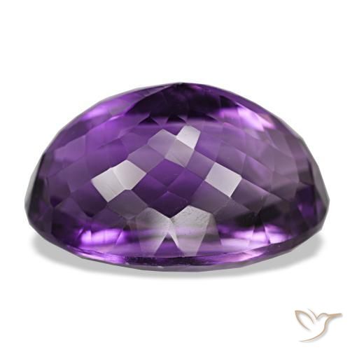 Ametista Violeta Profundo Natural 29.74ct, Corte Oval, VVS-VS