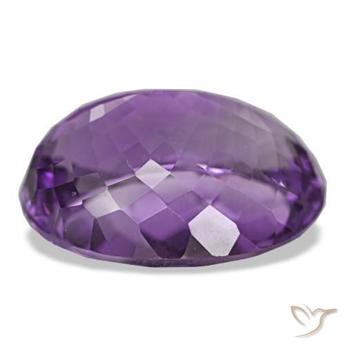 Ametista Violeta médio Natural 34.64ct, Corte Oval, VVS-VS