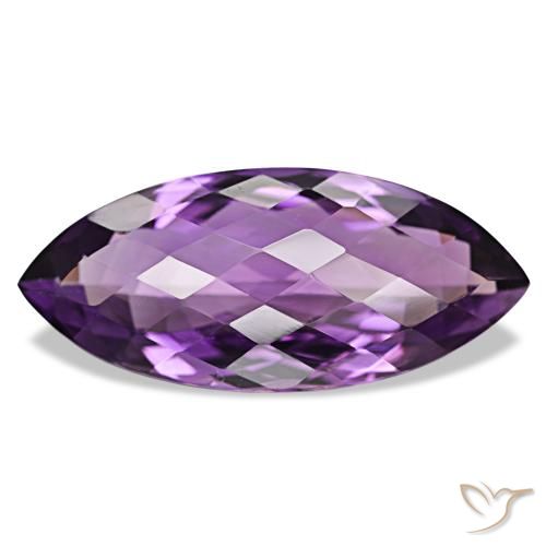 36.83ct Violeta médio Ametista, Marquesa, VS