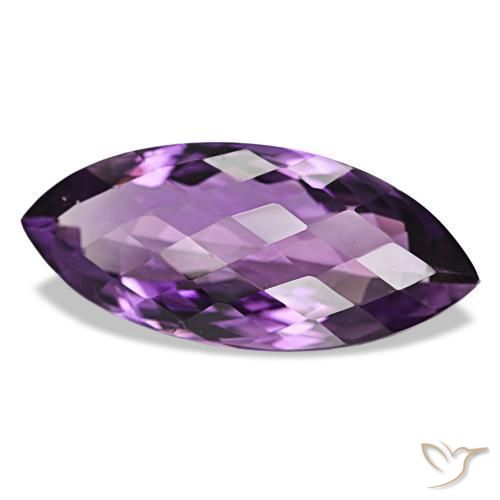 Ametista Violeta médio Natural 36.83ct, Marquesa, VS