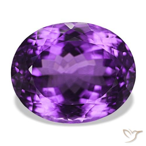 31.10ct Violeta médio Ametista, oval, VVS-VS
