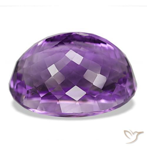 Ametista Violeta Profundo Natural 48.71ct, Corte Oval, IF
