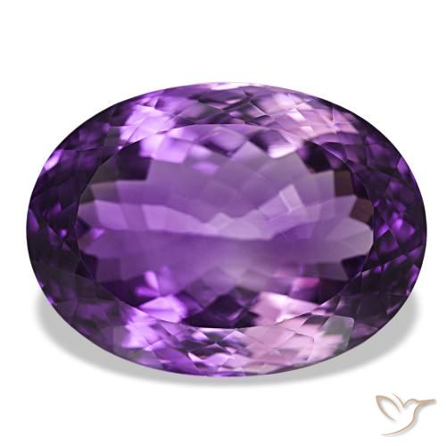 Ametista Violeta Vívido Natural 39.87ct, Corte Oval, VVS-VS