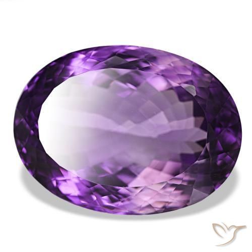 Ametista Violeta Vívido Natural 39.87ct, Corte Oval, VVS-VS