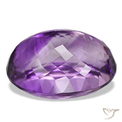 Ametista Violeta Vívido Natural 39.87ct, Corte Oval, VVS-VS