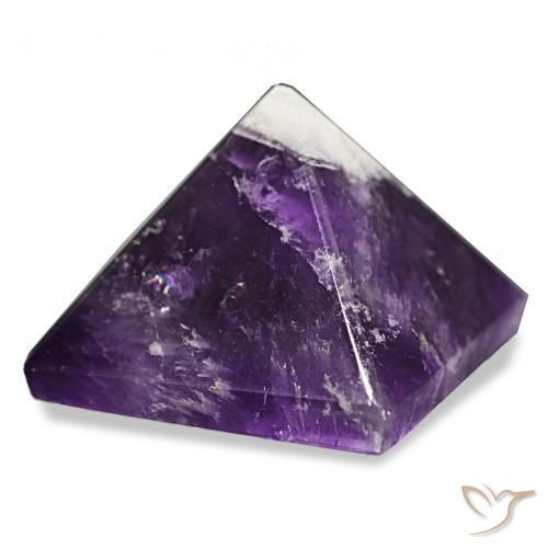 Ametista Violeta médio Natural 85,83ct, Quadrado, Opaco