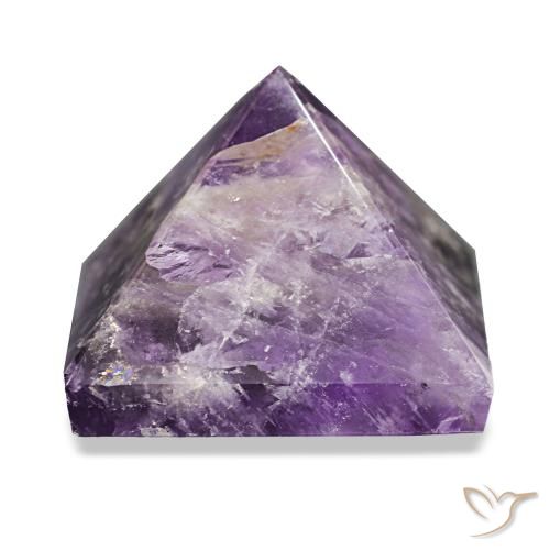 Ametista Violeta Médio Profundo Natural 96.40ct, Quadrado, Opaco
